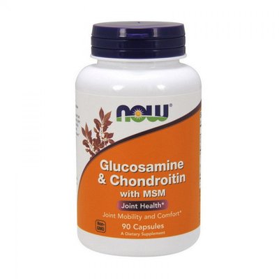 NOW Foods Glucosamine Complex Chondroitin with MSM 90 капсул 814600 фото