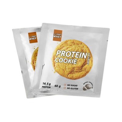 Craft Whey Протеїнове печиво Protein Cookie 60g American 2022-09-1024 фото