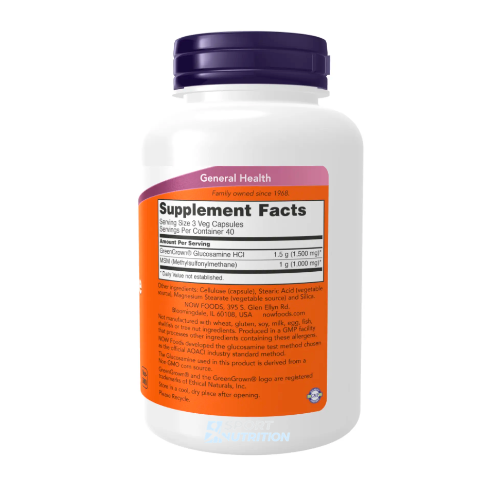 NOW Foods Glucosamine Complex Chondroitin with MSM 90 капсул 814600 фото