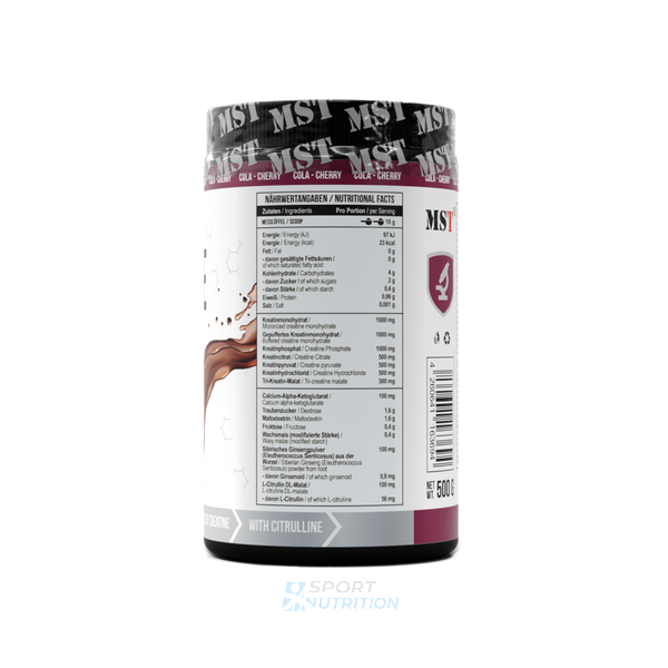 Креатин MST Nutrition Creatine Kick 500 г Cola-Cherry 18605-04 фото