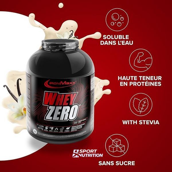 Протеїн IronMaxx Whey Zero 2270 г Strawberry 815191 фото