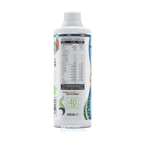 Рибний колаген без цукру MST Fish Collagen Peptides Verisol + Biotin 1000 мл Strawberry-Kiwi 19029-01 фото