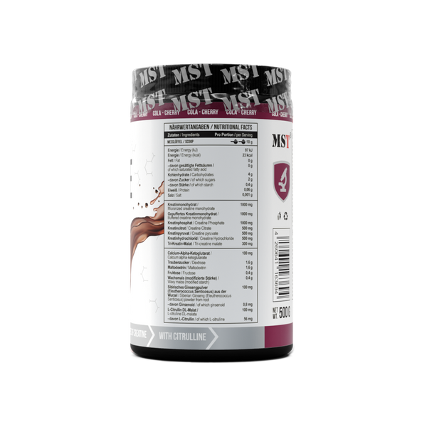 Креатин MST Nutrition Creatine Kick 500 г Cola-Cherry 18605-04 фото