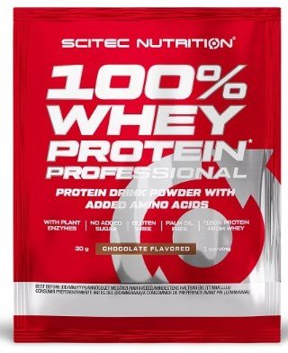 Протеин Scitec Nutrition Whey Protein Professional 30 г Белый шоколад 5999100022089 фото