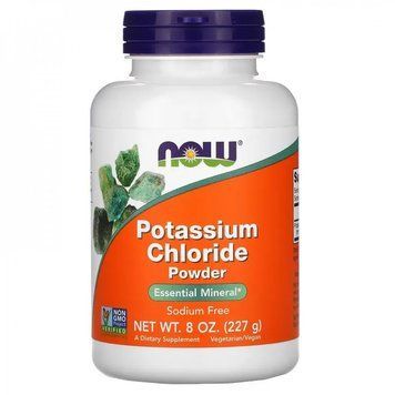 Калій хлорид Now Foods Potassium Chloride Powder 227 г 2023-10-3095 фото