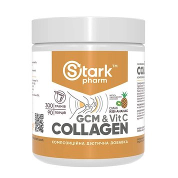 Stark Pharm Stark GCM Collagen + Vitamin C 300 г Qiwi Pinapple 2023-10-2984 фото