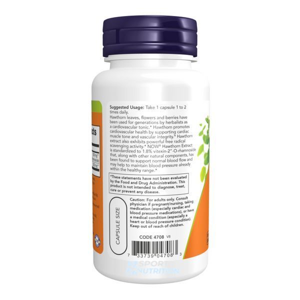 Now Foods Hawthorn Extract 300 мг 90 капсул 2022-10-2646 фото