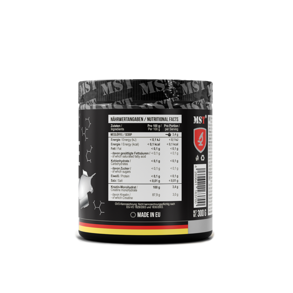 Креатин моногидрат MST Nutrition Creatine Micronized 300 г Unflavored 22401-01 фото