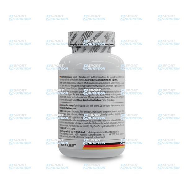 Витамины для пищеварения MST Nutrition Enzymes DigeZyme 120 капсул 059836 фото