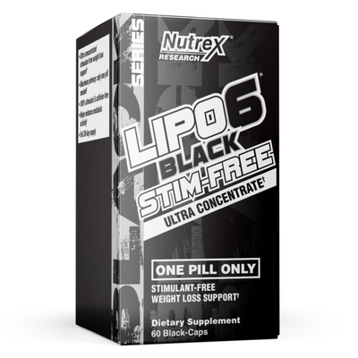 Жироспалювач Nutrex Research Lipo-6 Black UC Stim-Free 60 капсул 100-18-0087562-20 фото