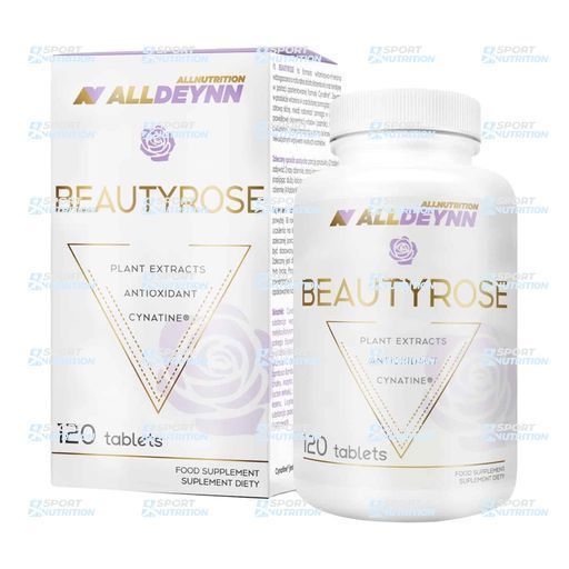Витамины для волос, кожи и ногтей AllNutrition AllDeynn Beautyrose 120 таблеток 100-85-9887273-20 фото