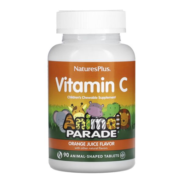 Витамин С NaturesPlus Animal Parade Vitamin C 90 таблеток Orange 2022-10-2863 фото