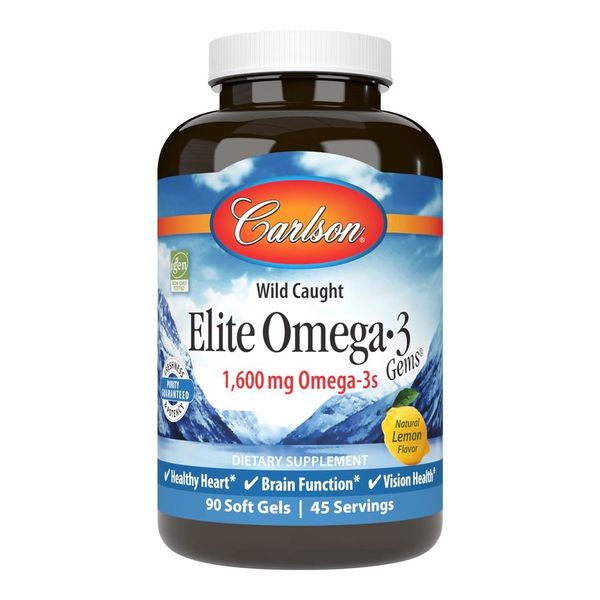 Carlson Labs Elite Omega-3 Gems 800 мг (400 мг EPA/200 мг DHA) 90 + 30 капсул 2022-10-2506 фото