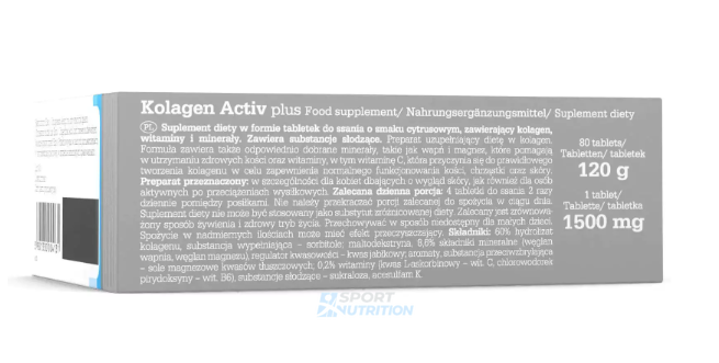 Olimp Sport Nutrition Kolagen Activ Plus 80 таблеток 103211 фото
