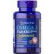 Puritan's Pride Omega 3 Fish Oil Cholesterol Support 1000 мг Plus 60 капсул 2023-10-2483 фото 1