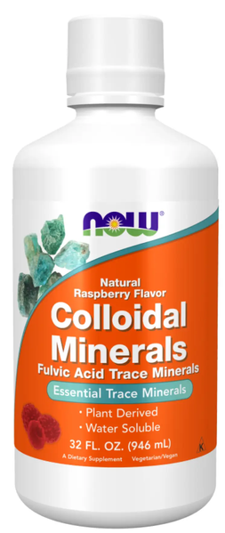 Now Foods Colloidal Minerals 946 мл Raspberry  2022-10-2581 фото