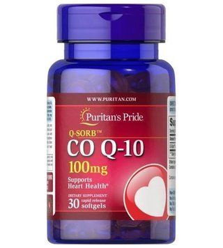 Коензим Puritan's Pride Q-SORB CO Q-10 100 мг 30 капсул 100-70-6934647-20 фото