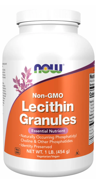 Now Foods Lecithin Granules 454 г 2022-10-1346 фото