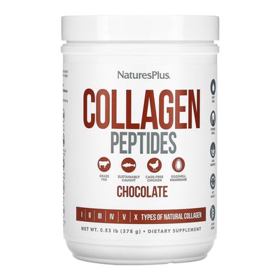 Natures Plus Collagen Peptides 378 г Chocolate 2022-10-2867 фото