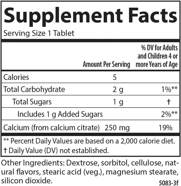 Кальций жевательный Carlson Labs Kid`s Chewable Calcium 250 мг 60 таблеток 2023-10-2204 фото