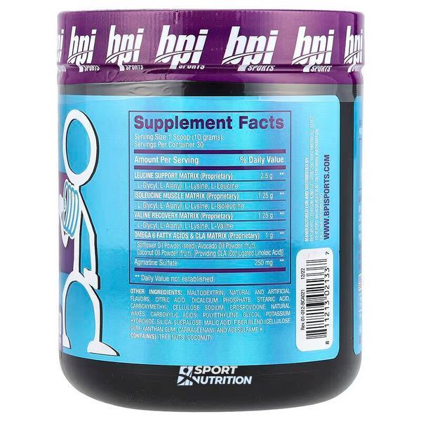 Амінокислота BPI Sports Best BCAA 300 г Grape 100405 фото