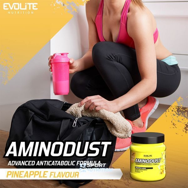 Комплекс амінокислот Evolite Nutrition AminoDust 474 г Pineapple  22181-07 фото