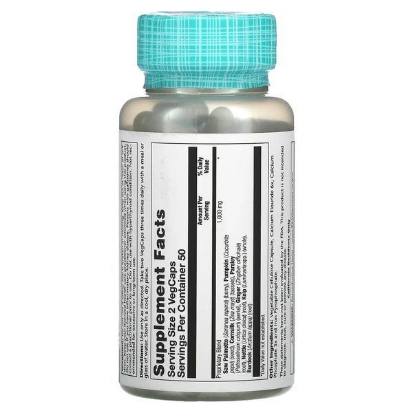 Здоров'я простати Solaray Prostate Blend SP-16 100 капсул 100-25-8421544-20 фото