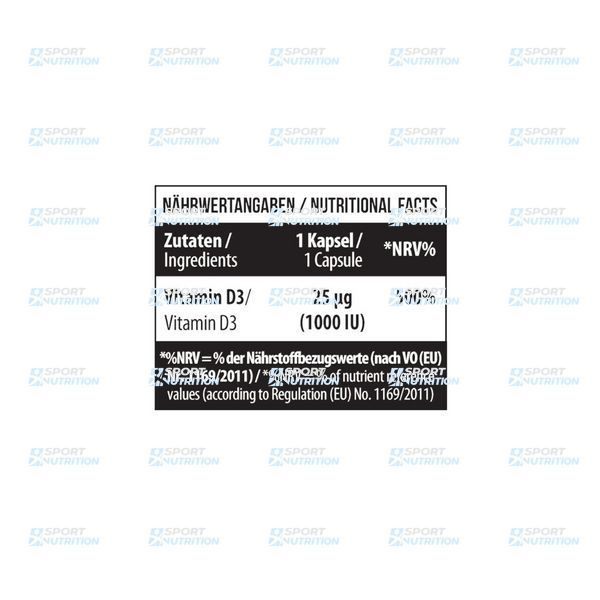 MST Vitamin D3 1000 IU (25 mcg) (120 softgels) 23329-01 фото