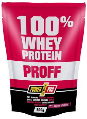 Протеин Power Pro 100% Whey Protein Proff 500 г Chocolate Cherry 2022-10-2512 фото