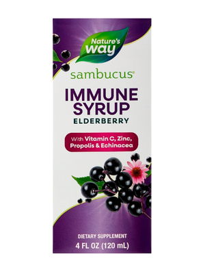 Імунний сироп Бузина Nature's Way Sambucus Elderberry Immune Syrup 120 мл 2022-10-1103 фото