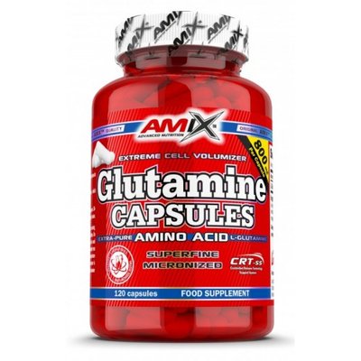 Глютамін Amix L-Glutamine 800 мг 120 капсул 819365 фото