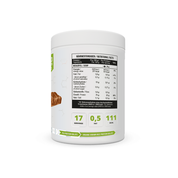 Протеин растительный MST Protein Isolate Vegan 510 г Salted caramel 0148 фото