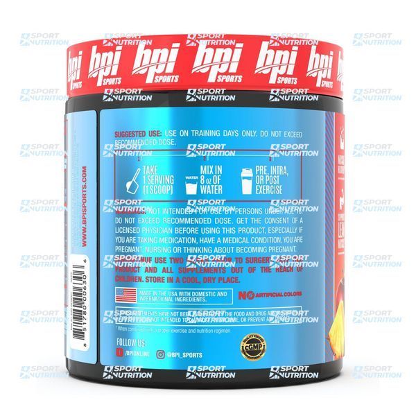 Аминокислота BPI Sports Best BCAA 300 г Fruit Punch 100404 фото