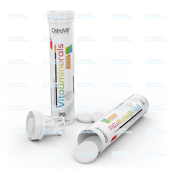 Витамины и минералы OstroVit Vitamins & Minerals 20 шипучих таблеток Orange 822012 фото