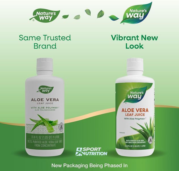 Органічний сік Алое Вера Nature's Way Aloe Vera Leaf Juice 1000 мл 2022-10-1063 фото