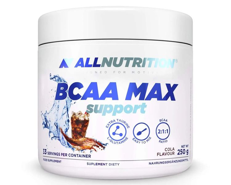 AllNutrition BCAA Max Support 250 г Cola 100-55-7512796-20 фото