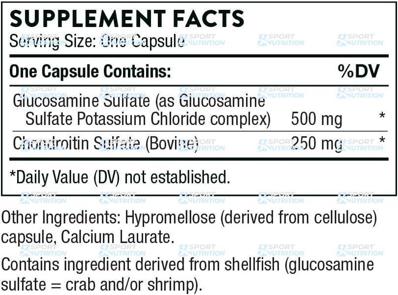 Препарат для суставов и связок Thorne Research Glucosamine & Chondroitin 90 капсул 2023-10-3133 фото