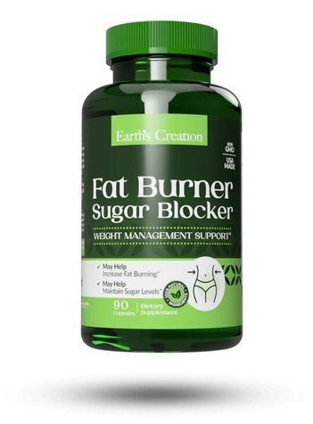 Жиросжигатель Earth's Creation Fat Burner and Sugar Blocker 90 капсул 817462 фото