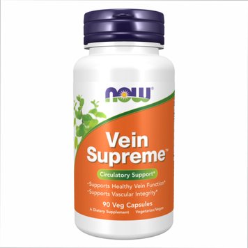 Поддержка для вен Now Foods Vein Supreme 90 капсул 2022-10-0980 фото