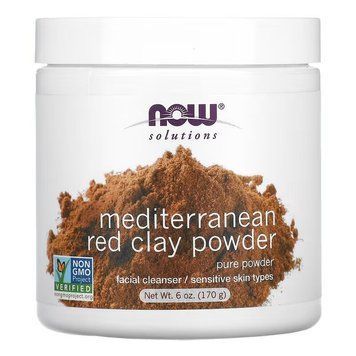 Глина для обличчя Now Foods Red Clay Powder 6 oz 170 г 2022-10-1998 фото