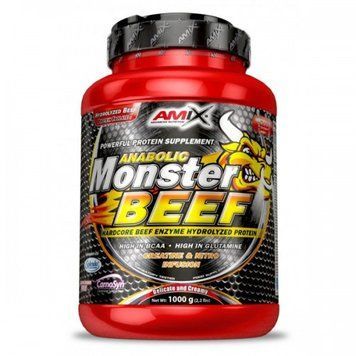 Протеин Amix Anabolic Monster Beef Protein 1000 г Strawberry-banana 819299 фото