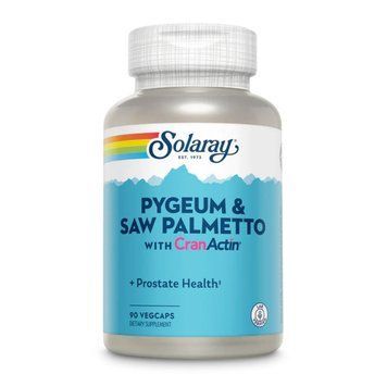 Solaray Pygeum & Saw Palmetto with CranActin 90 капсул 2023-10-2132 фото