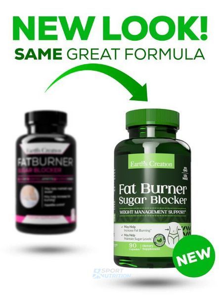 Жиросжигатель Earth's Creation Fat Burner and Sugar Blocker 90 капсул 817462 фото