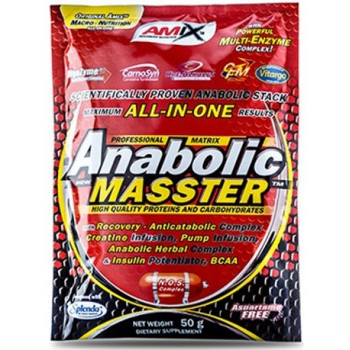 Высокобелковый гейнер Amix Anabolic Masste 50 г Chocolate 817845 фото