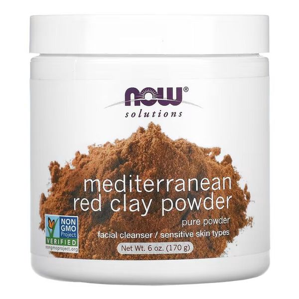 Глина для лица Now Foods Red Clay Powder 6 oz 170 г 2022-10-1998 фото