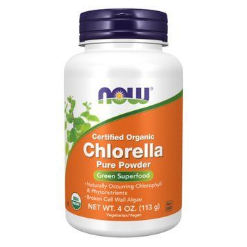 Хлорела Now Foods Organic Chlorella Powder 113 г 2022-10-2599 фото