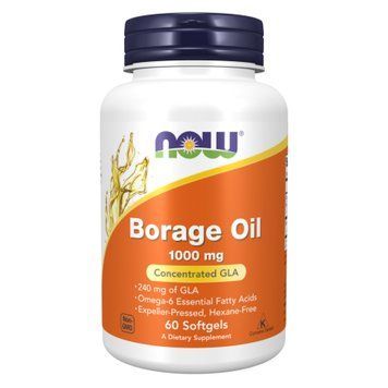 Now Foods Borage Oil 1000 мг 60 капсул 2022-10-2370 фото