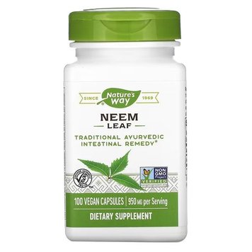 Очищение кишечника Nature's Way Neem Leaf 100 капсул 2022-10-0606 фото