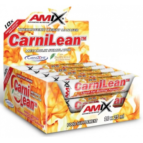 Жиросжигатель Amix CarniLine 10 амп. х 25 мл Orange 820929 фото