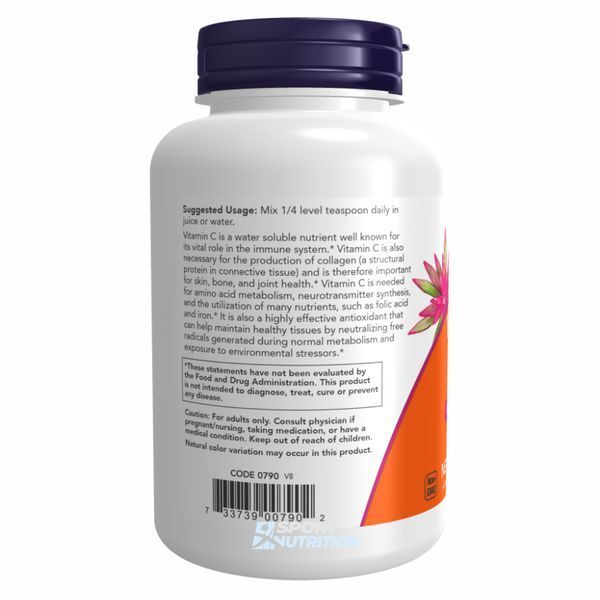 Now Foods Vitamin C Cristals Powder 227 г 2022-10-2574 фото